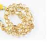 Natural Golden Quartz Faceted Onion Beads Strand Length 8 Inches and Size 5.5mm approx.